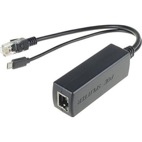 PoE Splitter Micro-Connect mc-poesplitter 5V 2,4A Ethernet