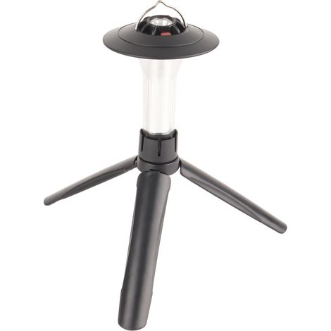 Lampe de Camping Haute Puissance sur Pied avec Support, Lanterne de Tente Portable Rechargeable pour Randonnée et Urgences