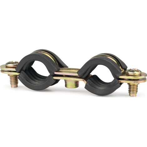 AB-DI - MORSETTO DOPPIO ISOFONICO M-6. BICROM 18 ( 50 pz.)