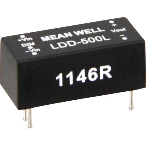 Source de courant constant LED MEAN WELL LDD-500L, 500 mA