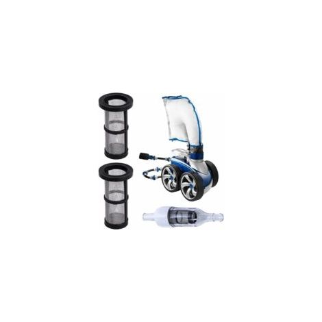 Filtro in linea premium e resistente 48-222 compatibile con i pulitori per piscine Zodiac Polaris 280 380 3900 Sport 480 48-080 (confezione da 2) - Crezuo