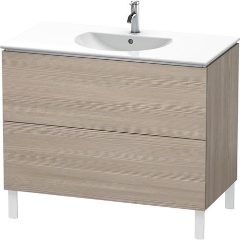 Mobile lavabo L-CUBE 534x1020x704mm pino argento
