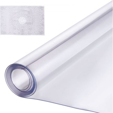 Nappe Rectangle Transparente 91 - 4x121 - 9 cm Épaisseur 1 - 5 mm (1/5)