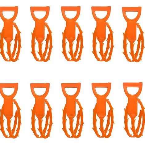 Lot de 10 outils de nettoyage de canalisations en spirale, déboucheur de canalisations, pour cuisine, baignoire et évier (1/5)