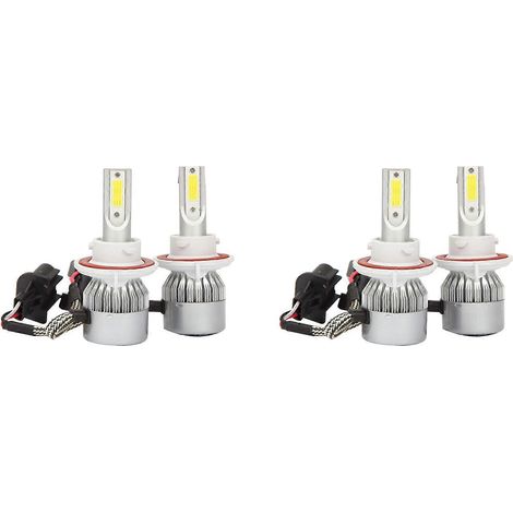 Kit de conversion C6 pour ampoules LED H13/9008 (feux de route et de croisement), 72 W, 8 500 lm, blanc froid 6 500 K (lot de 4). (1/5)