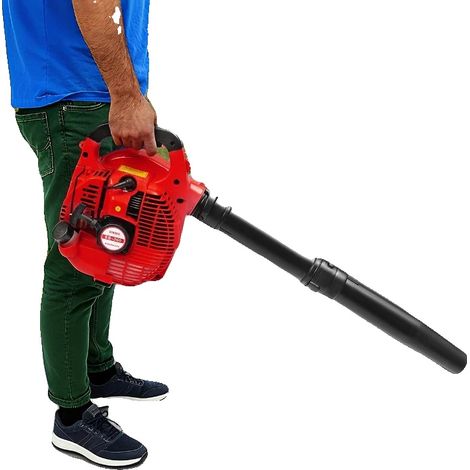Souffleur de feuilles, portable, moteur 2 temps, puissance nominale : 0,75 kW, cylindrée : 25,4 cm³, capacité de débit d'air : 0,13 m³ (1/5)