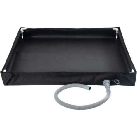 Kaelt - Base De Douche Pliable Pour Camping, Bac De Douche Portable, Bac Douches Pliable Camping Car, Base De Bain Avec Tuyau De Drain Drainage - Panage De Bases De Douches De Camp Portable Avec Tuyau (1/4)