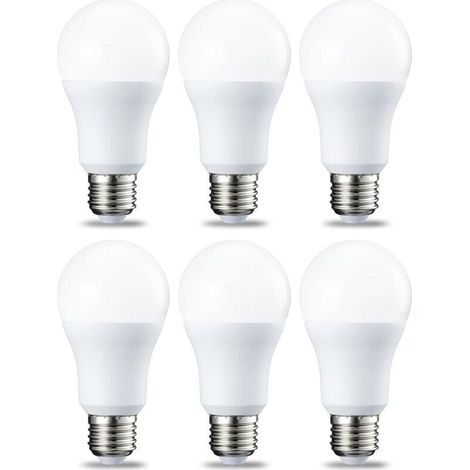 Bardusch-Lot de 6 ampoules LED Culot à vis E27 12 W (équivalent 120 W) Blanc froid Intensité non variable (1/3)