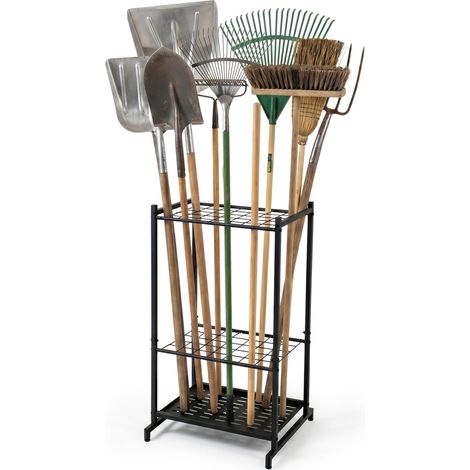 Steel garden tool rack for 35 tools - black 229384452 229384452 (1/5)