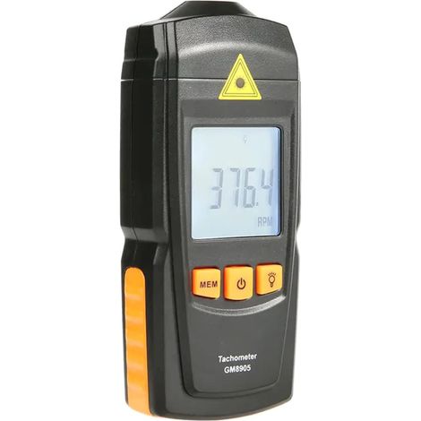 Digitaler Drehzahlmesser mit einer Genauigkeit von 2,5 bis 99999 U/min. Berührungslose Drehzahlmesser-Messgeräte, tragbarer Drehzahlmesser