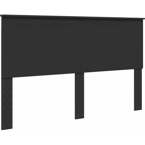 vidaXL Tête de lit Chêne noir 160 cm Bois d'ingénierie