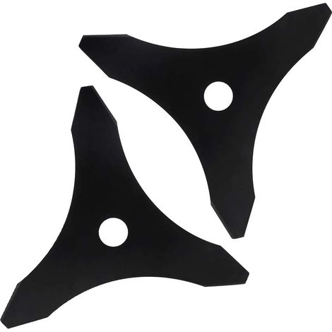 BRAVIX Lame de débroussailleuse universelle 3 dents pour Fresh Green sous croissance et tonte pour Stihl, Husqvarna, Mitox, Echo, Kawasaki et autres machines