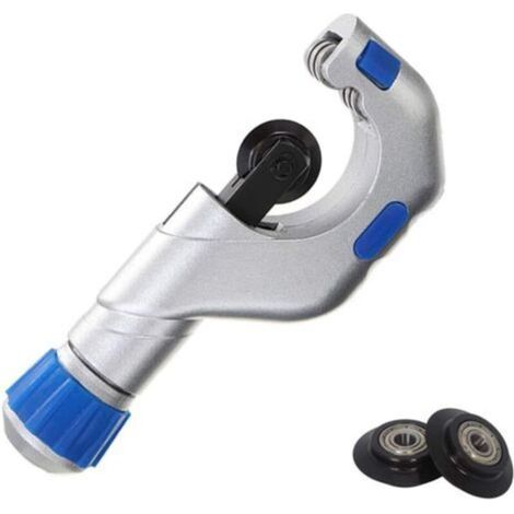 Pr Rolling Tube Pipe Cutter 1/4-2", Heavy Duty Stainless Steel Copper PVC Cutter with 2pcs Pipe Holder Cutting Blades (5-50mm) (1/5)