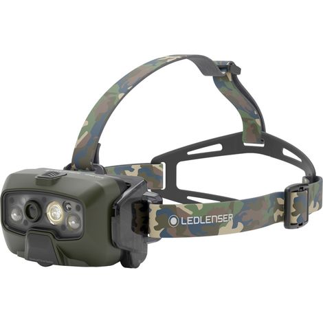 Ledlenser HF8R Core RGB Camouflage - Lampe de poche serre-tête LED, vert