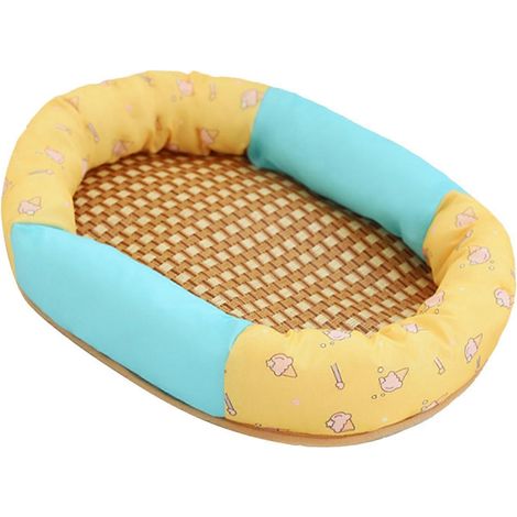 Tapis de couchage d'été respirant, imperméable et antidérapant pour chats et chiens de petite et moyenne taille. (1/2)