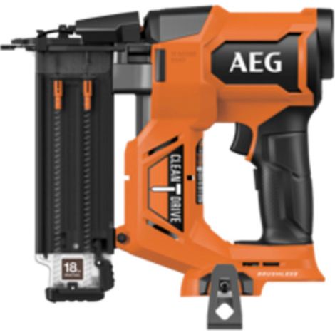 AEG – Cloueur de finition 18V Brushless – 1,2 mm diamètre – Longueur clous 16-55 mm – Vitesse 3 clous/seconde – Pour bois dur et teck
