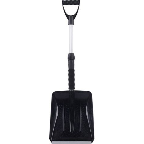 Telescopic Aluminum Snow Shovel - Snow Shovel with Telescopic Handle, Portable Snow Remover