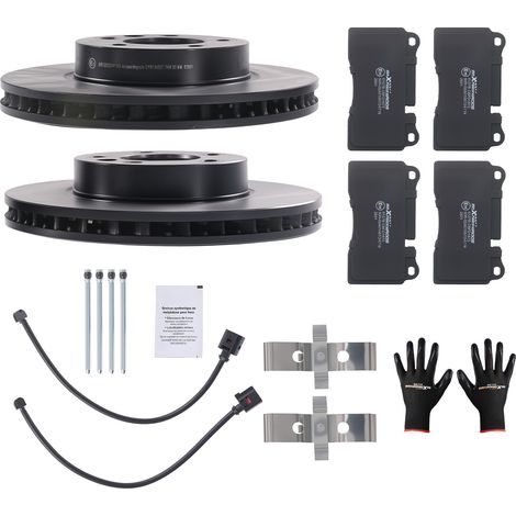 Disques + Plaquettes Avant 329.7mm for VW Touareg 2002-2018 7L6698151E