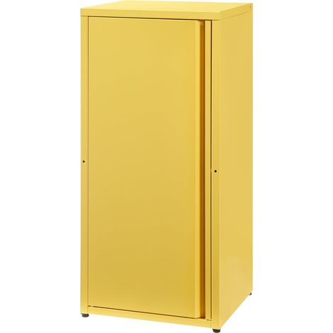 Mobiletto portaoggetti/scaffale 88 x 40 x 35 cm acciaio giallo 030008905
