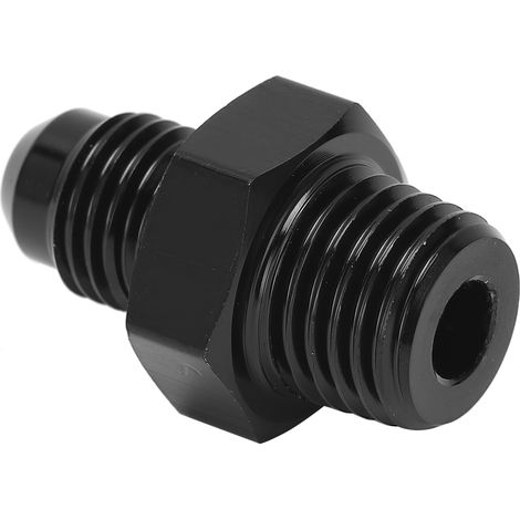 Raccord de conduite de carburant 4 AN vers 1/4 NPT en aluminium 6061-T6 anodisé noir, accessoire automobile (1/5)