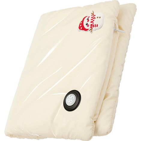 Le nouveau sac chauffe-mains en graphène de , plug-in USB, affichage numérique antidéflagrant, chauffage de bouillotte sans eau avec couverture électrique Power Bank - blanc (1/2)
