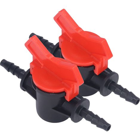 2PCS Vanne de Contrôle de Débit en ABS, Régulateur pour Système Hydraulique, Pompe à Eau, Diamètre 4mm (1/5)