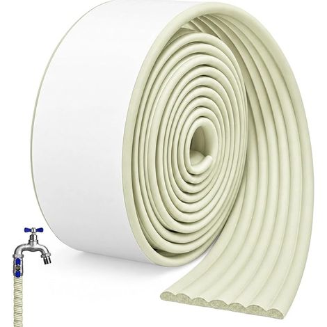 Cinta aislante autoadhesiva para tubos de aire acondicionado 8 cm x 5 m (1/5)