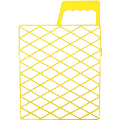 Maille de Peinture en Plastique Jaune, Grille pour Seau Design à Grille, Cloison de Plateau, Classification Pratique, Nettoyage Facile (1/5)