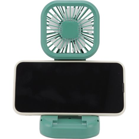 Kleiner, tragbarer, umweltfreundlicher Tischventilator, wiederaufladbar mit eingebautem Lithium-Akku, faltbar und leicht für den Sommer (1/5)