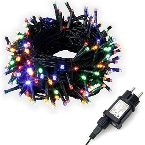 Guirlande lumineuse - LED - 10M - 100 LED - Multicolore - IP65 Étanche - 8 Modes (1/4)