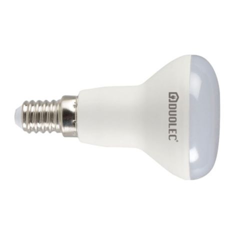 Bombilla LED reflectora DUOLEC R50 luz cálida 6W - talla