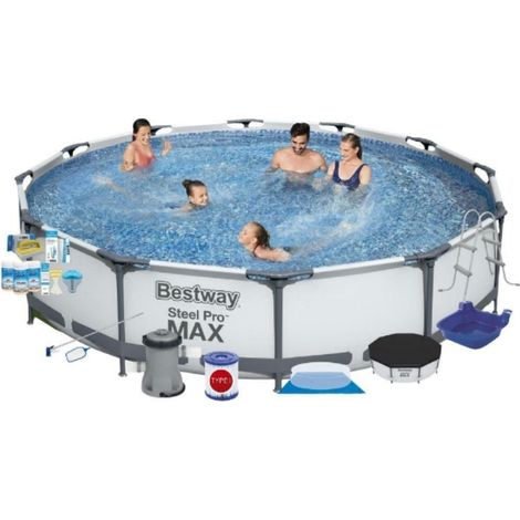 Bestway Bestway Steel Pro Ronde - 366x76 cm - 7-pièces S21604