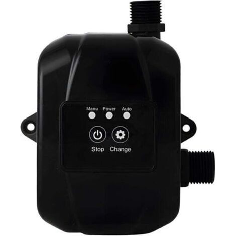 Pompe de surpression d'eau pour la maison Pompe de recirculation d'eau silencieuse 24V avec adaptateur d'alimentation 150W Max Lift 92ft pour les arroseurs Douche Cuisine Jardin--