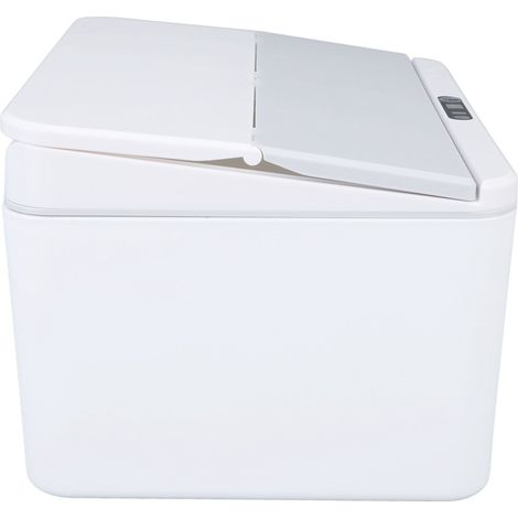 Poubelle intelligente 6L sans contact, rechargeable par USB, à induction automatique, pour salle de bain, cuisine et chambre. (1/5)