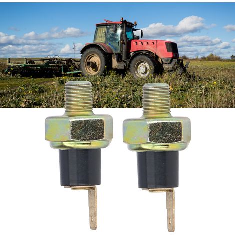 2 capteurs de pression d'huile (filetage externe 10 mm, 178 °F, 186 °F, 188 °F) pour groupe électrogène diesel refroidi par air de 3 à 5 kW, avec alarme d'huile. (1/5)