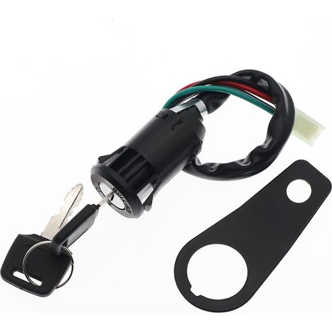 Zündschalter, Zündschloss und Schlüssel mit Halterung für Offroad-Motorrad/Quad/Strandbike CG 50 125 150 (1/2)