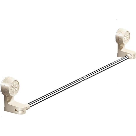 30 x 11,2 x 7,5 cm, réglable, en acier inoxydable, porte-serviettes mural rotatif, extensible jusqu'à 60 cm (23,6 pouces), esthétique et professionnel (1/5)