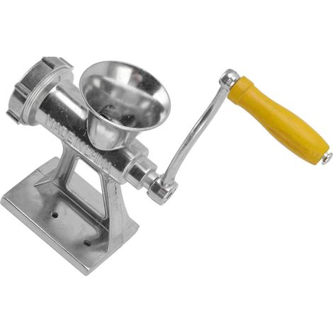 Kleiner, manueller Fleischwolf (Typ 46), multifunktionale Küchenmaschine aus Aluminiumlegierung, Pulvermühle und Wurstformer. (1/5)