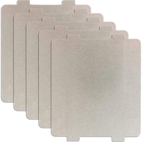 5 Stück Glimmerscheibe Mikrowelle Universal Mikrowelle Glimmerplatten Blätter Mikrowelle Waveguide Cover Wellenleiterabdeckung für Mikrowelle Reparatur Ersatzteil, 108 × 99mm (1/5)
