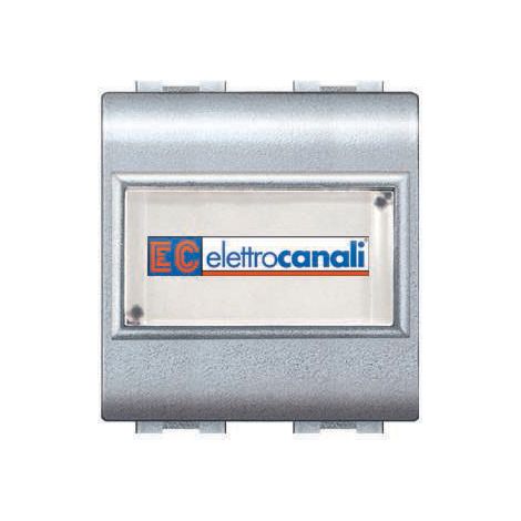 Pulsante Portanome Mylife 1P/No Tec (Elettrocanali Cod. Ecl4025Tec)