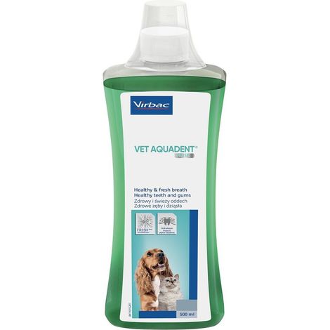 Solution d'hygiène buccale VIRBAC VET AQUADENT 500 ml (1/3)