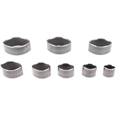 FENOPLASTICAMoule de poinçonnage en cuir creux en acier à haute teneur en carbone, matrice de découpe pour bricolage artisanat sac ceinture portefeuille fabrication 8 pièces (1/5)