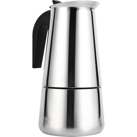 Edelstahl-Mokakanne/Perkolator-Kaffeebereiter für den Herd, geeignet für Zuhause und Büro (450 ml) (1/3)