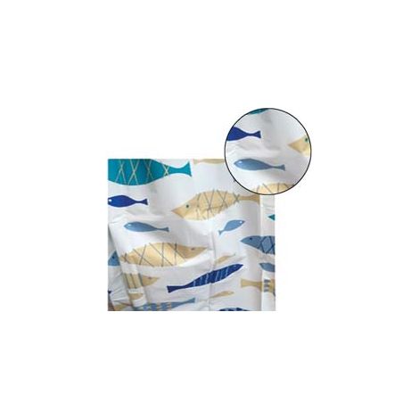 TENDA DOCCIA PEVA PESCI- - cm 240x200 - 1 pezzi AGLAIA
