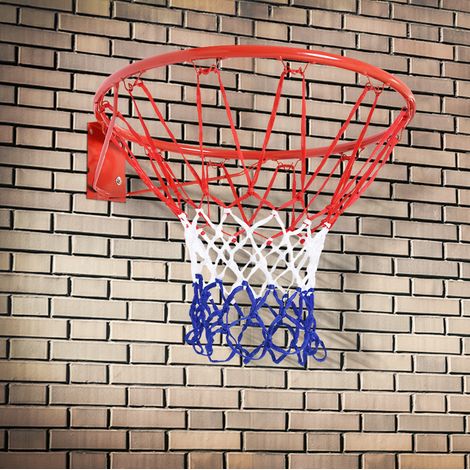 Canestro da basket da muro 46 cm in acciaio e nylon, rosso, blu e bianco OKMYHOME (1/5)
