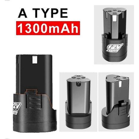 3000 Ah 12 V wiederaufladbarer Li-Ionen-Akku für elektrische Bohrmaschinen/Schrauber - A 1300 mAh - (1/5)