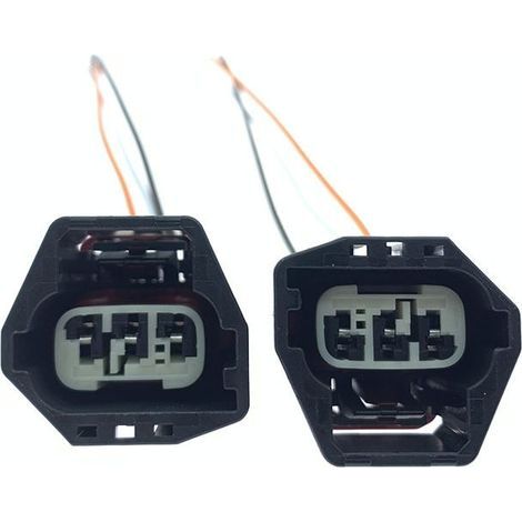Compatible avec Mondeo, Kuga, Ford Focus, Escort, connecteur de résistance de ventilateur électrique, connecteur de pompe à résistance Mazda -- JB1250-3P