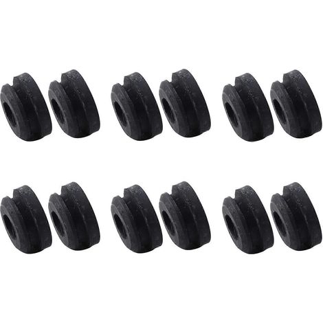 Ensemble de radiateur en 12 pièces, coussinet isolant supérieur, douille de montage en caoutchouc noir, compatible avec Accord et Civic 74173-SJ4-000 (1/5)