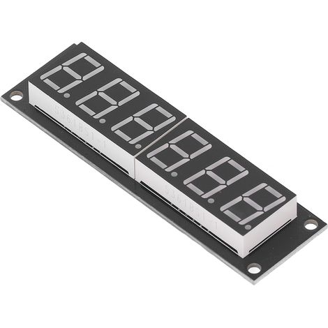0,56-Zoll-LED-Anzeigemodul mit 6 Ziffern und 7 Segmenten sowie TM1637-Treiber, rot, für Elektronik-Bastelprojekte (1/5)