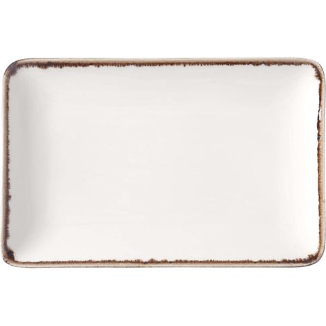 Assiette rectangulaire vanille - 300x200mm - Finedine (1/5)